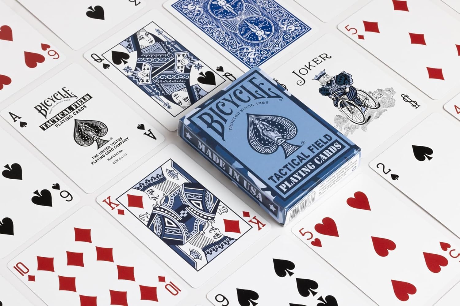 Bicycle Tactical Field Playing Cards, 1 Deck, Navy Blue or Special